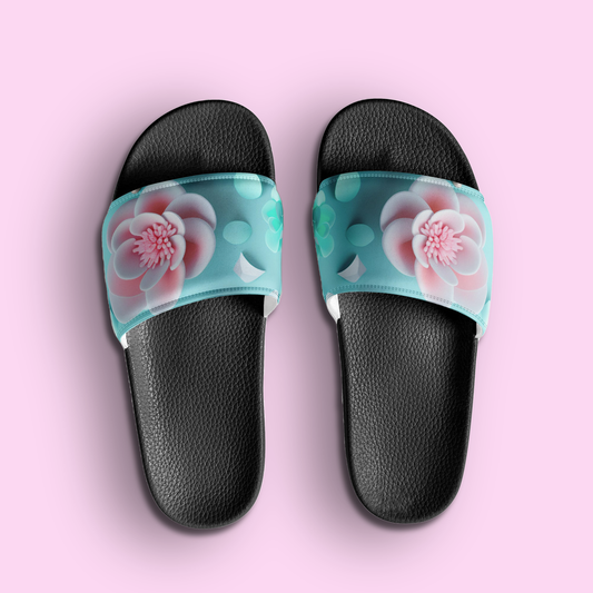 Women's Turquoise Blue slides