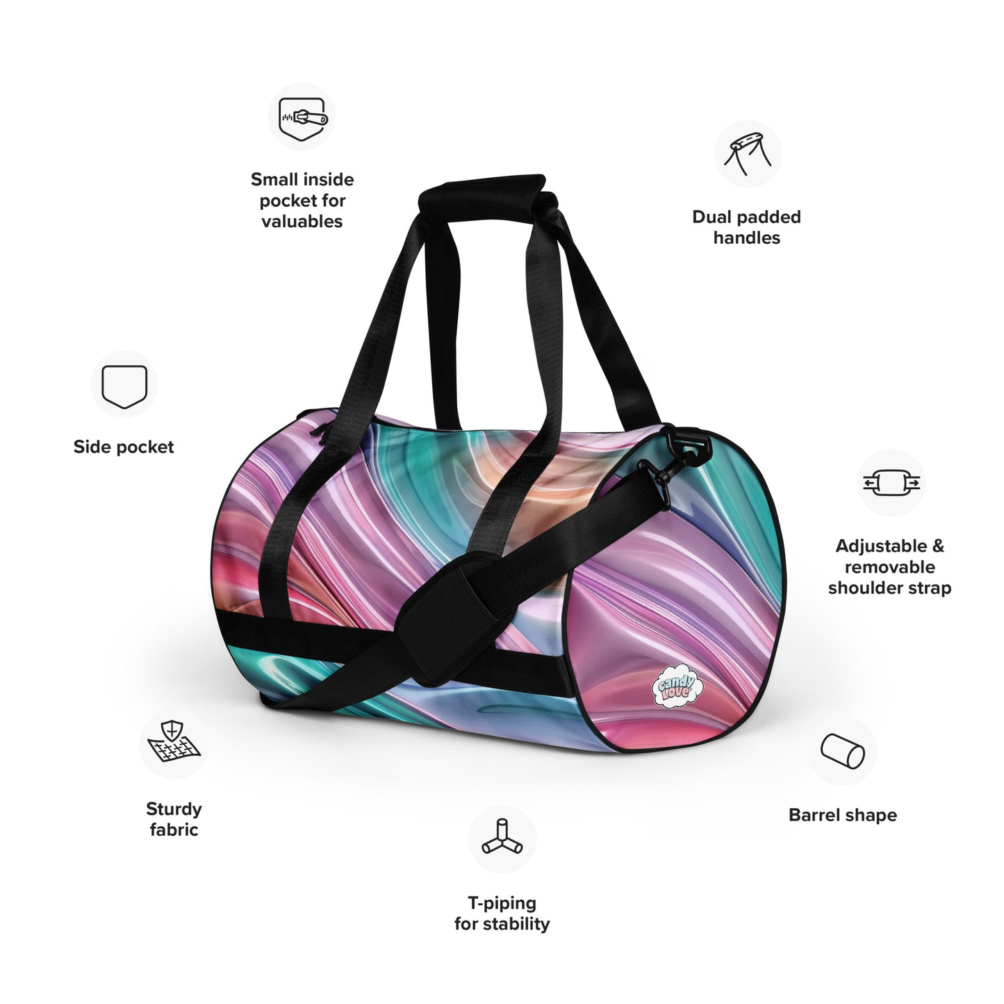 Gym bag Caramel Rainbow