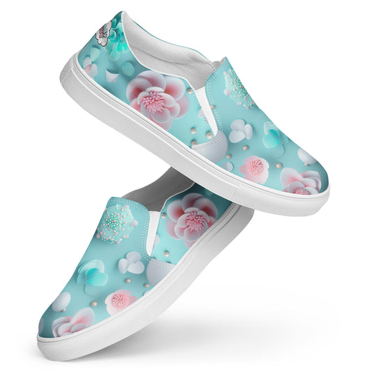 Women’s Turquoise Blue slip-on shoes